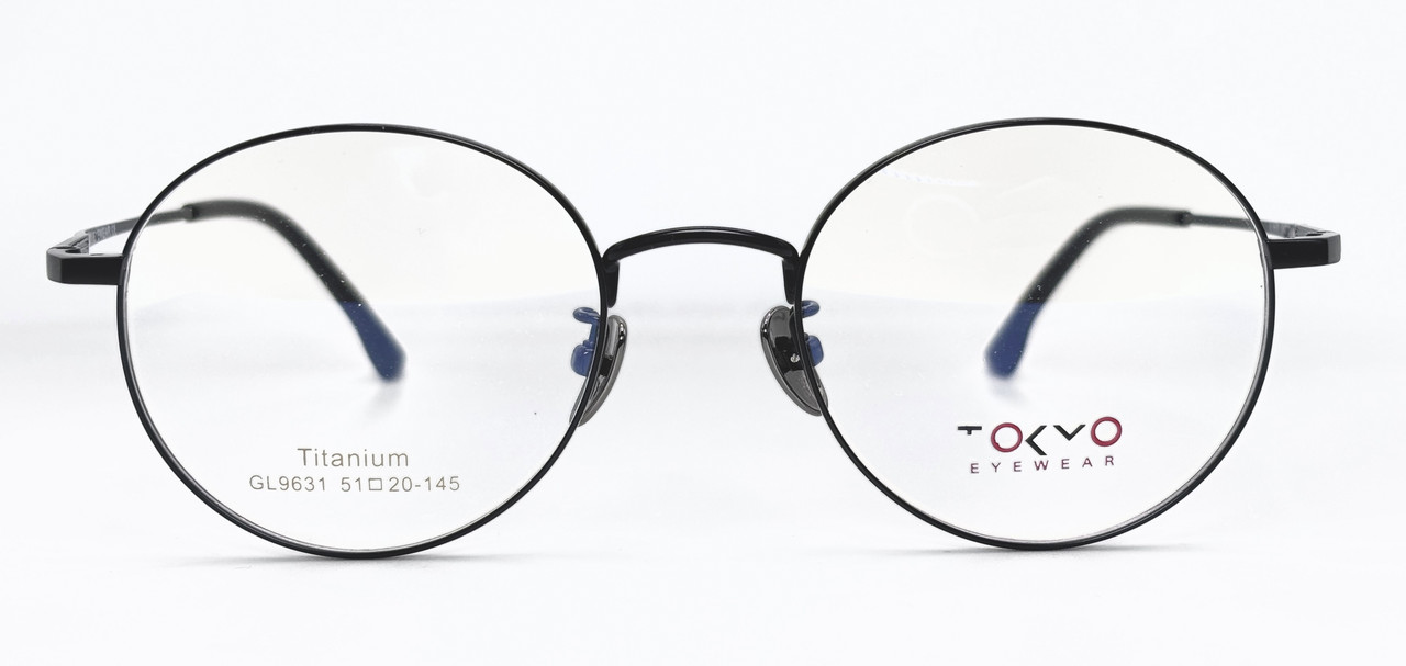 Кругла жіноча титанова оправа для окулярів (можемо вставити лінзи за рецептом), фото 1
