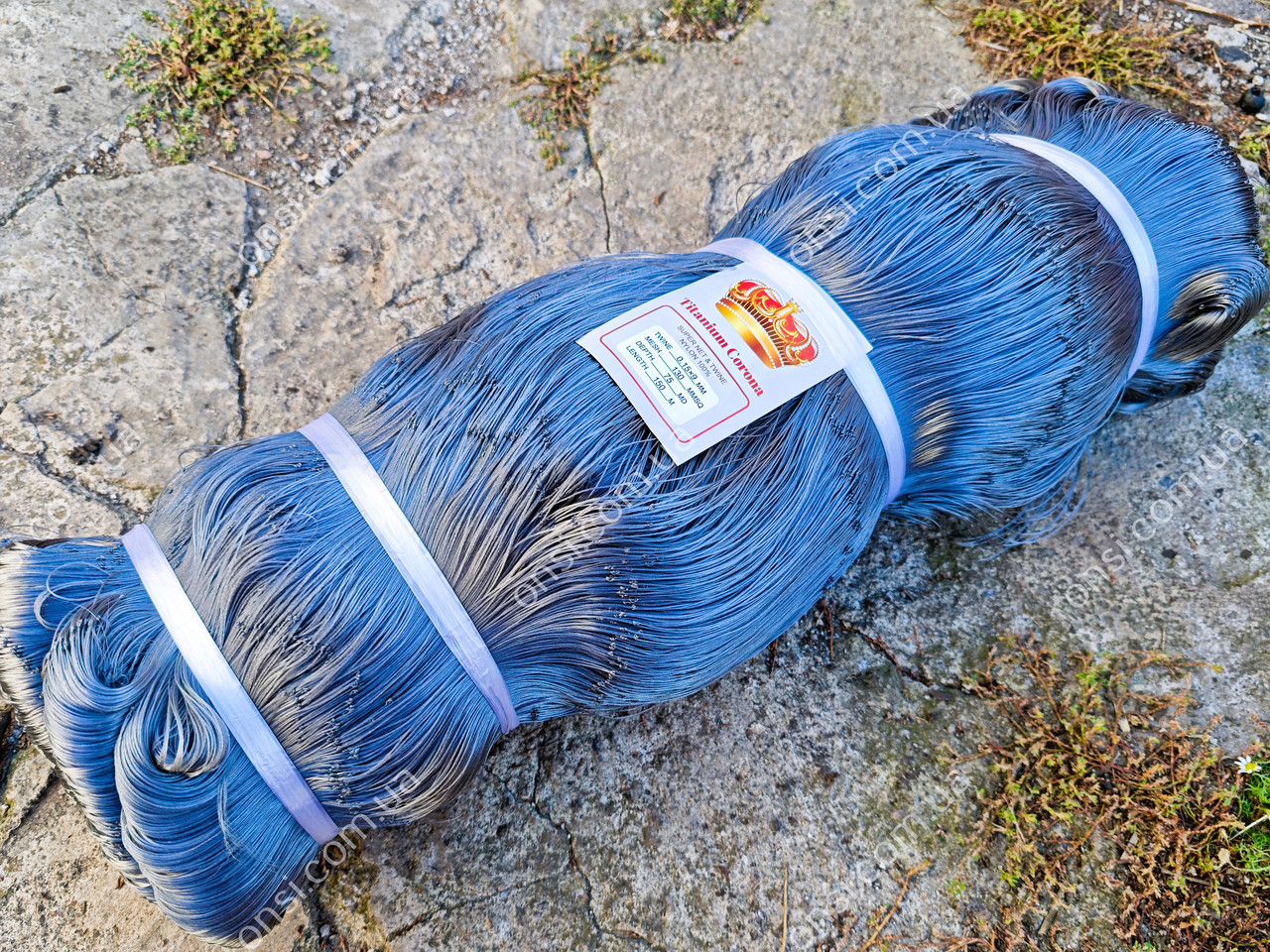 Сіткополотно TITANIUM Corona (лялька) Жилка 9*0,15 мм 75 х150 яч. 100-130 мм, фото 1