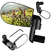 Велосипедне дзеркало з регулюванням на 360 градусів, прикручується до керма
