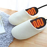 Електричні нагрівальні устілки з USB зарядкою для взуття — нагрівальні елементи для полювання, риболовлі, туризму, фото 6