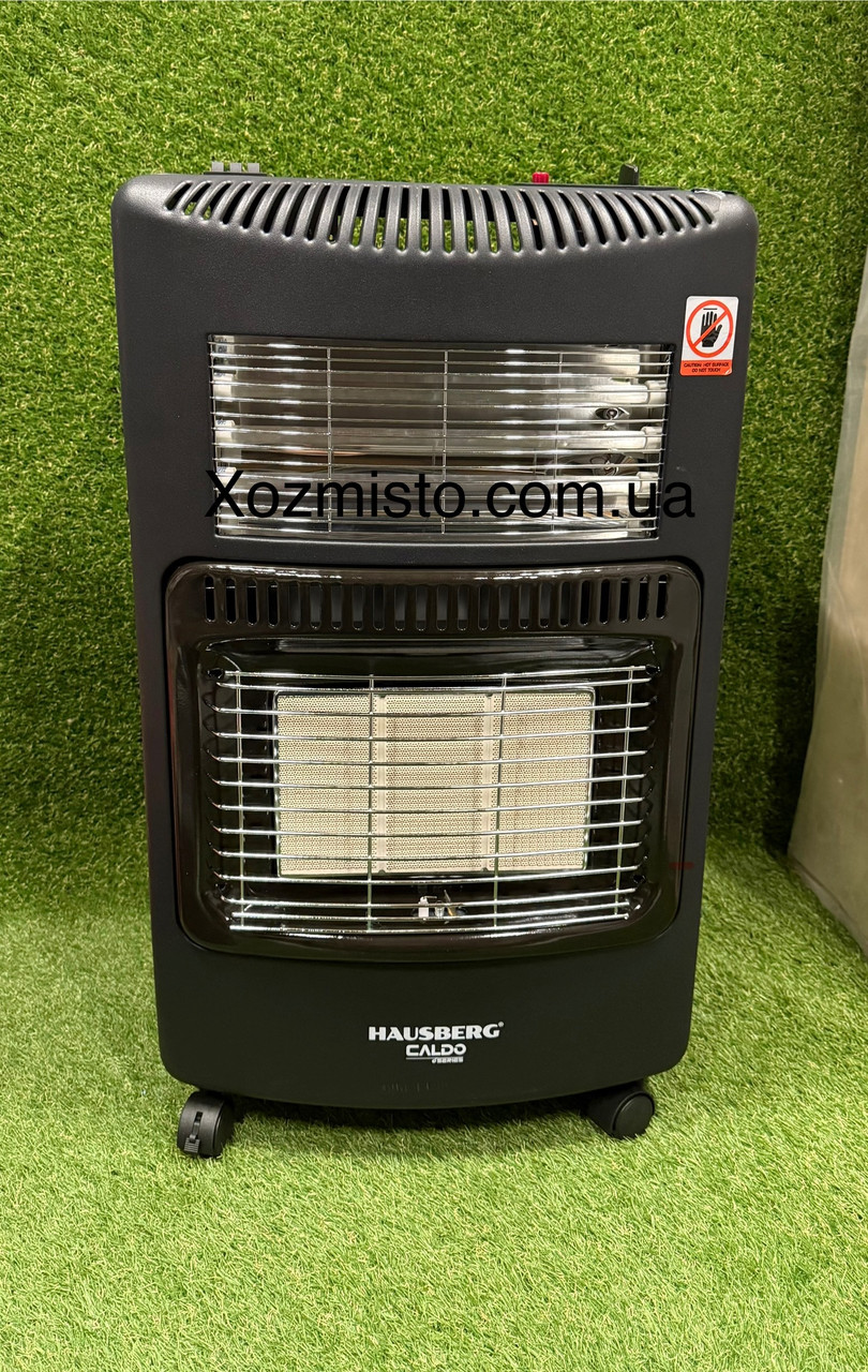 Газовий комплект Hausberg 1020 2 в 1 інфрачервоний газ/електро, 3 ТЕНи по 400 Вт, + редуктор + шланг, фото 1