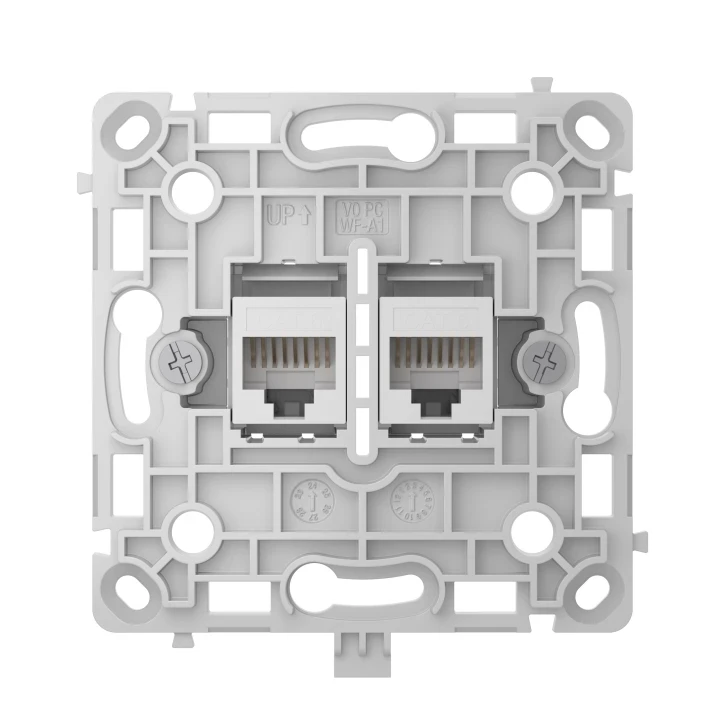 Механізм розетки Ajax OutletCore (LAN) White, фото 1