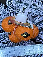 5 мандаринок в сітці Мильні мандарини. (Мило ручної роботи).Новорічний подарунковий набір мила ручної роботи