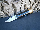 Ніж міні складаний Antonini Knives Old Bear "12 калібр" Gauge 12 Cartridge Knife 11,5 см чорний, фото 8