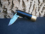 Ніж міні складаний Antonini Knives Old Bear "12 калібр" Gauge 12 Cartridge Knife 11,5 см чорний, фото 9