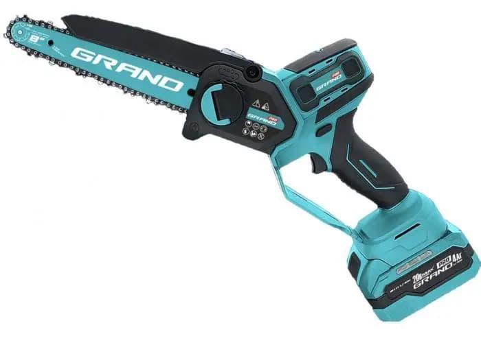 Акумуляторна ланцюгова пила GRAND АПЦ‑8HS/4‑1 (HIGH SPEED), фото 1
