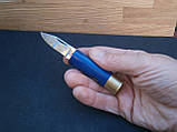 Ніж міні складаний Antonini Knives Old Bear "12 калібр" Gauge 12 Cartridge Knife 11,5 см синій, фото 10