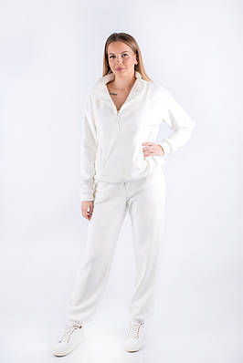Костюм спортивний утеплений білий 70002 (2000000157238)