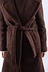 Шуба тедді з розпорками еко хутро коричнева 22535 (2000000157641), фото 2