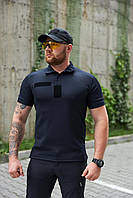Футболка поло CoolPas Pique Military, темно-синє (ДСНС)