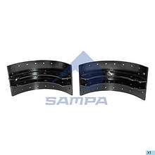 Колодка гальмівна Volvo 030.647 (SAMPA)