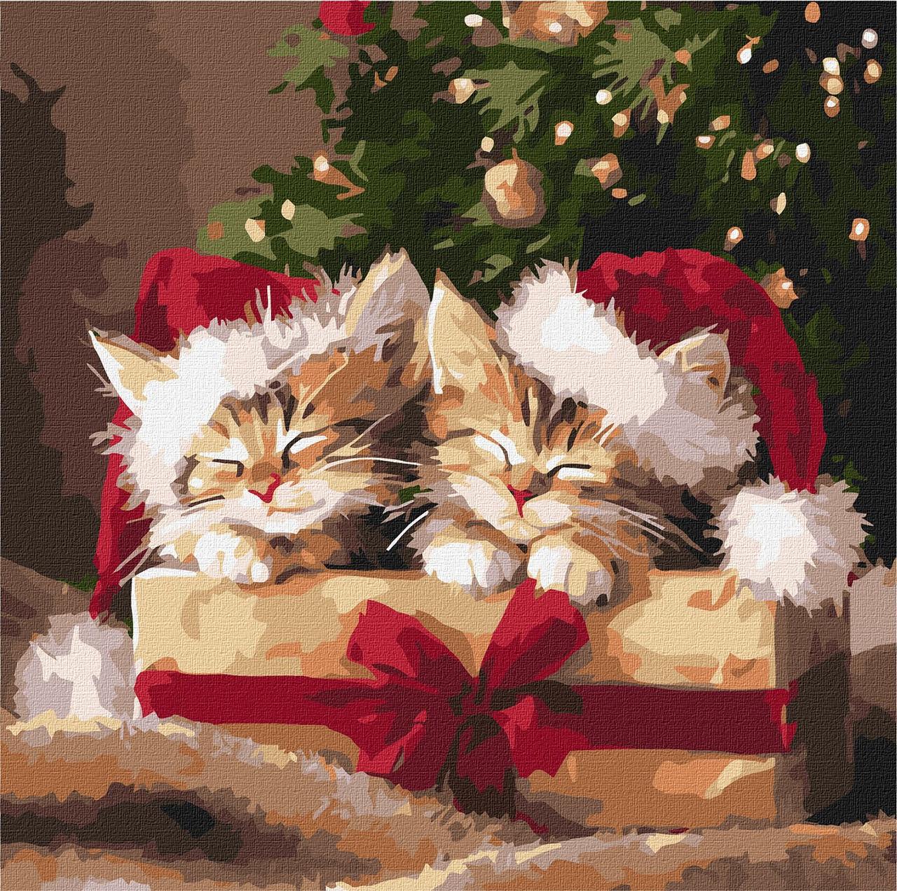 Картина за номерами - Пухнасті подарунки, фото 1