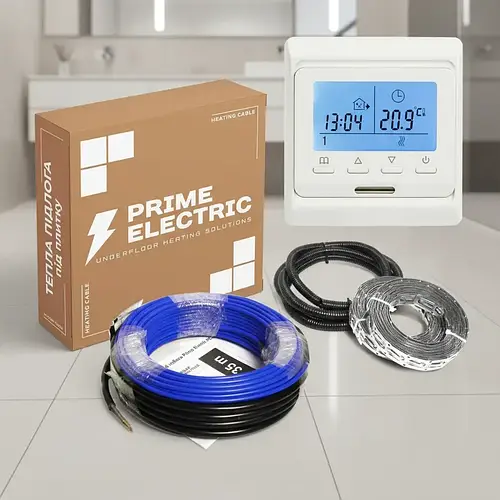 Готові комплекти нагрівальний кабель з терморегулятором – ефективне рішення для теплої підлоги