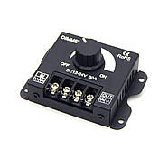 Димер для світлодіодної стрічки 12–24В 30А  з поворотним регулятором яскравості, фото 2