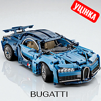 Конструктор BUGATTI 6+ у коробці 1388 деталей спортивний автомобіль сумісний з LEGO