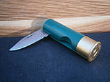Ніж міні складаний Antonini Knives Old Bear "12 калібр" Gauge 12 Cartridge Knife 11,5 см зелений, фото 7