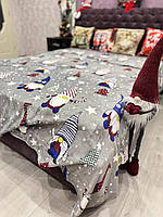 Новорічний плед із мікрофібри євро 200*230