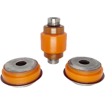 Поліуретановий сайлентблок переднього нижнього поперечного важеля внутрішній Merсedes 123 1975-1986 комплект