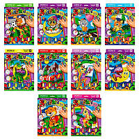 Фреска з піску для дітей: творчий набір для малювання за номерами