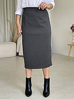 Женская кашемировая длинная юбка черная Merlini Амати 400001301 Размер: S/M