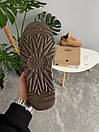 Чоловічі черевики уггі коричневі зимові UGG Highland Hi Heritage Chestnut (23044), фото 3