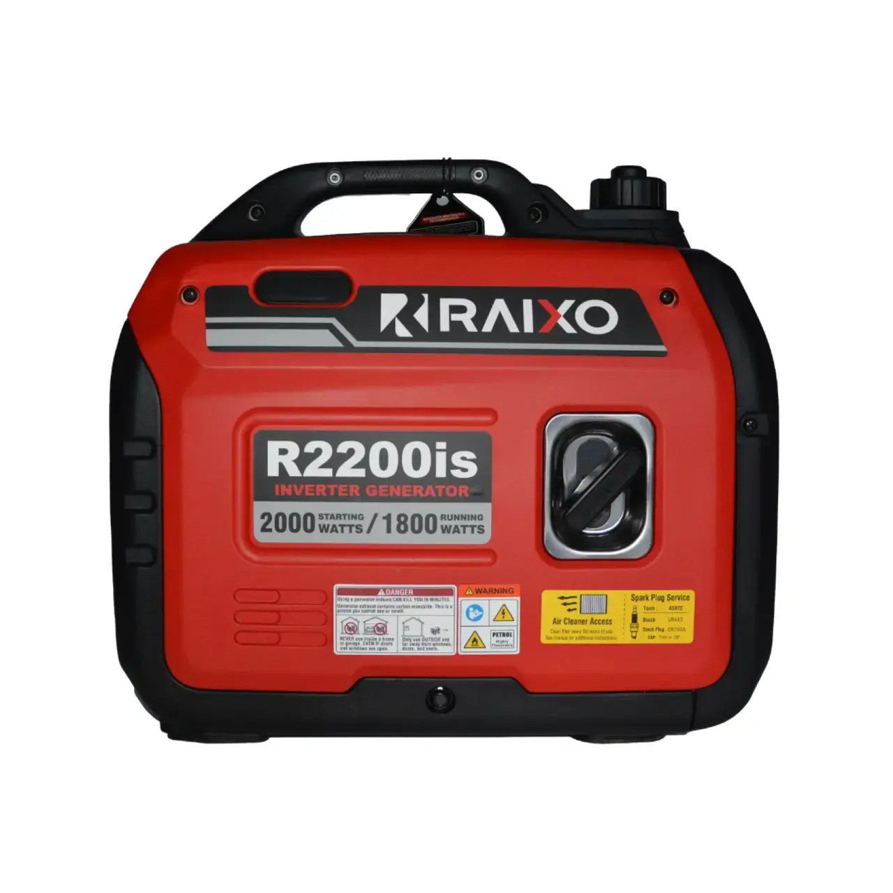 Генератор бензиновий інверторний Raixo R2200IS 1,8 кВ/2 кВт тихий бензогенератор електростанція для дому, фото 1