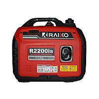 Генератор бензиновий інверторний Raixo R2200IS 1,8 кВ/2 кВт тихий бензогенератор електростанція для дому
