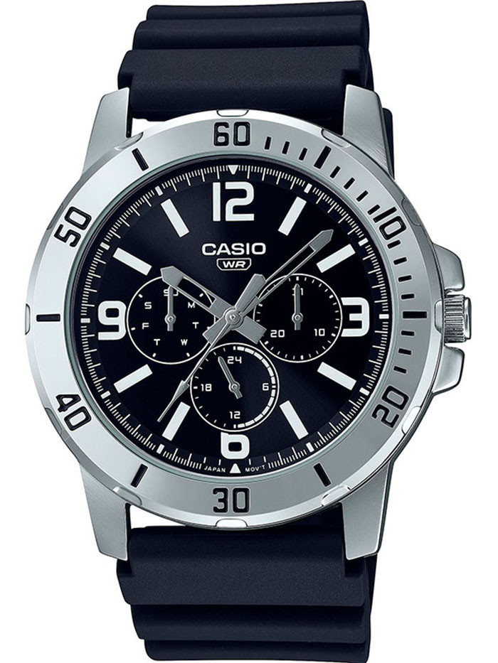 Чоловічі годинники Casio MTP-VD300-1B, фото 1