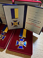 Медаль для Волонтера "Хрест патріота України" із посвідченням у футлярі