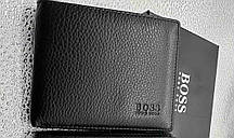 Чоловічий шкіряний гаманець Boss гуртом/роздріб