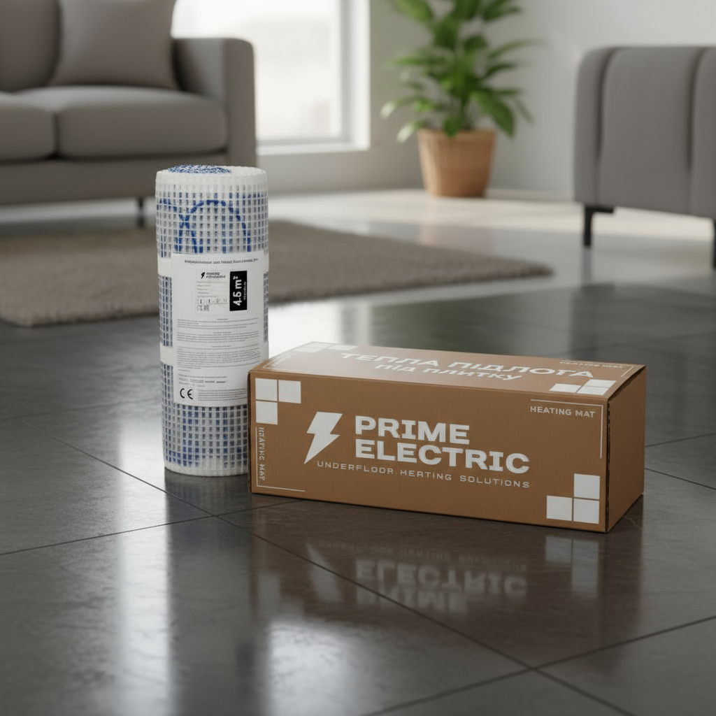 Тепла підлога Prime Electric PM-175 нагрівальний мат з тефлоновою ізоляцією, фото 1