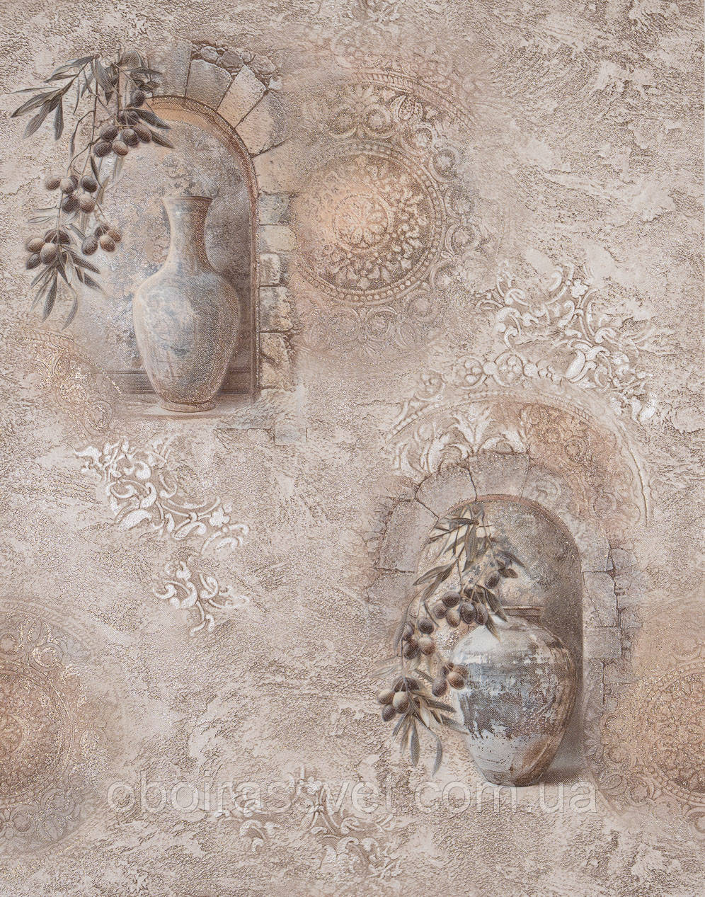 Шпалери супермиючі 9136-05 довжина рулона 15 м, ширина 0.53 м=5 смуг по 3 м кожна.