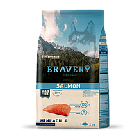 Bravery DOG Adult Mini Salmon для собак малих порід, з лососем 2кг