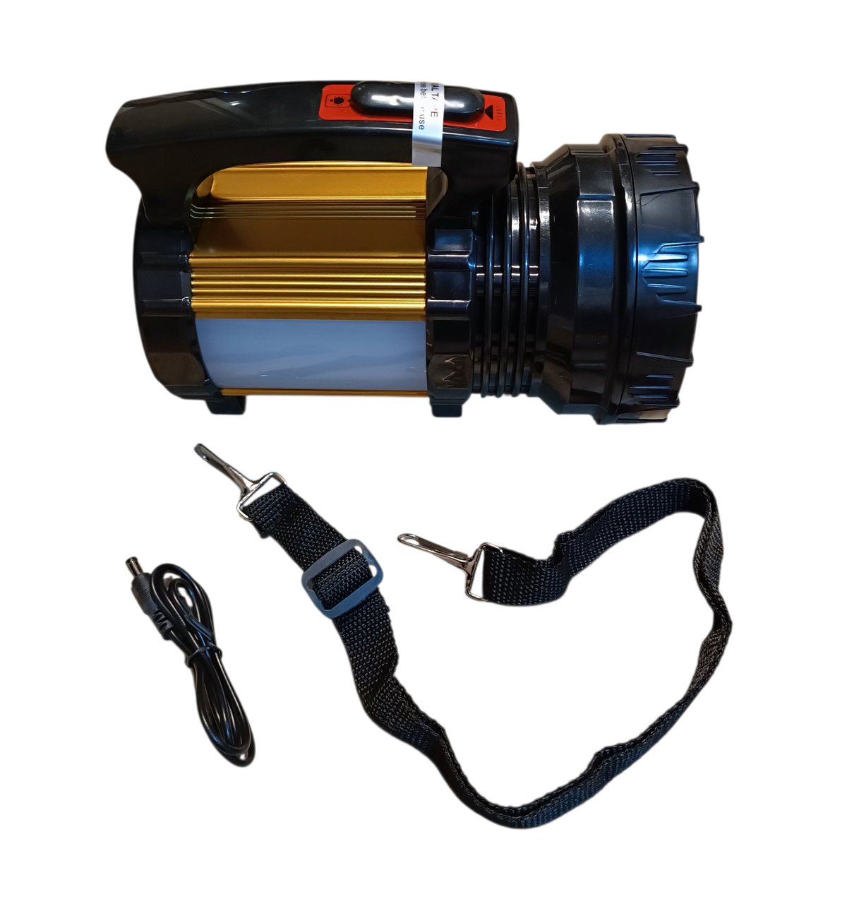 Автономний LED прожектор-ліхтар із сонячною батареєю і 4 режимами: Аварійне світло для дому та туризму., фото 1