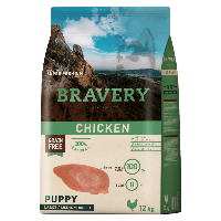 Bravery DOG Puppy Large & Medium Chicken для цуценят cередніх та великих порід, з куркою 12кг