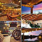 Ретро гірлянда вулична з лампочок 10 метрів 25 ламп retro lampa Вінтажна гірлянда теплого кольору, фото 10