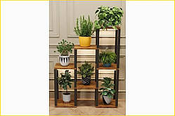 Етажерка для підлоги для книг квітів, Стелаж для дому зберігання речей металевий ST1