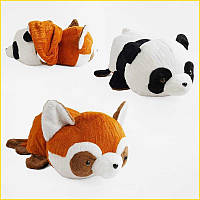 М'яка іграшка Панда двостороння 60 см іграшка для дітей м'яка іграшка 2в1 подарунок для дитини ST1
