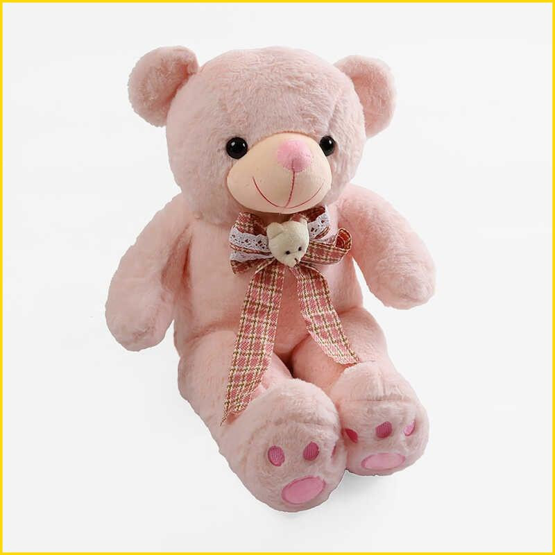 М'яка іграшка ведмедик 35х21х53 см іграшка для дітей подарунок для дівчинки з бантиком ST1, фото 1