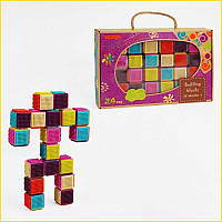 Конструктор для дітей 24 елементи в коробці іграшка для творчості розвиток моторики навчальний набір ST1