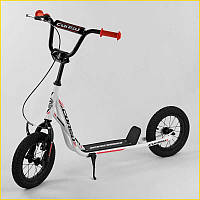 Самокат для дітей з надувними колесами 12 дюймів ручний передній тормоз дитячий самокат для хлопчиків і дівчаток ST1