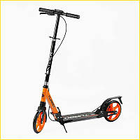 Самокат для дітей з дисковим гальмом 200мм колеса амортизатори сталева рама дитячий самокат для прогулянок ST1