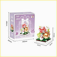 Конструктор для дітей пластиковий ігровий набір колба в коробці розмір 8.2х8.2х10.6 см ST1