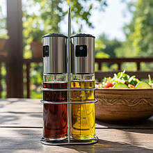 Набір ємностей для олії та оцту з дозатором 120 мл × 2 шт (А-П1726)