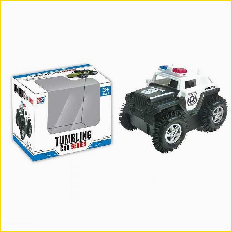 Перевертиш V 155 (240/2) на батарейках, перевертається, "Поліцейська машина", в коробці ST1, фото 1