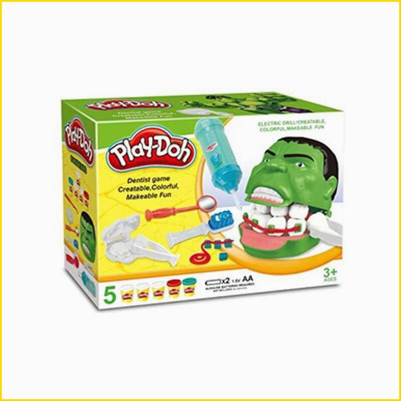 Тісто для ліплення 5 баночок інструменти форми іграшкове свердло для дітей набір для творчості ST1, фото 1