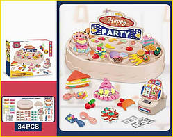 Тісто для ліплення з інструментами столик що обертається 10 кольорів форми іграшка для дітей ST1