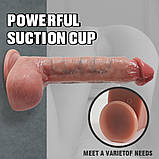 Фалоїмітатор на присоску ALFA Enrique (Liquid Silicone), фото 5