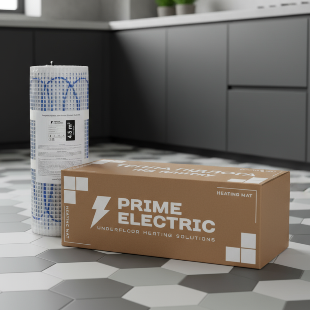 Нагрівальний мат Prime Electric PM-175 з тефлоновою ізоляцією, фото 1