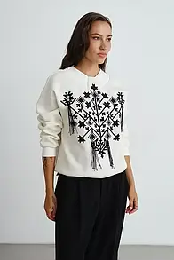 Світшот з вишивкою «Перлина» RICA MARE MKRM4289